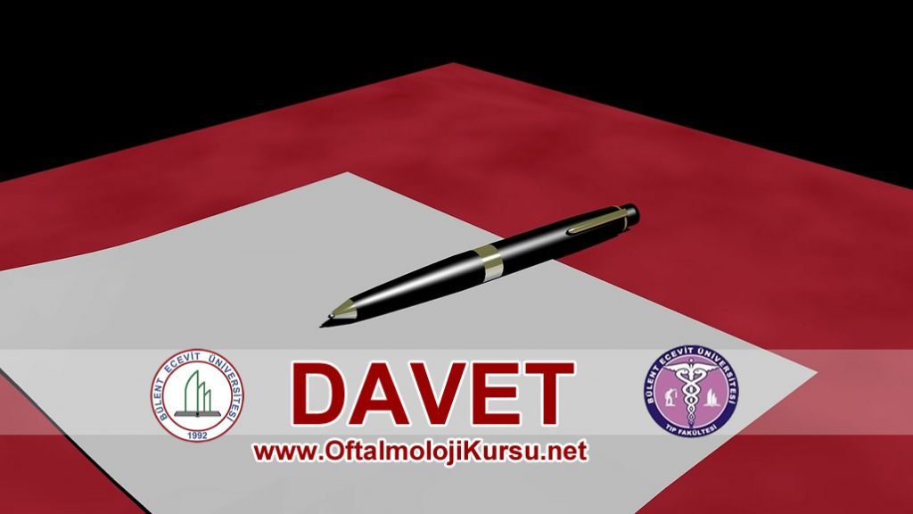 oftalmoloji kursu davet